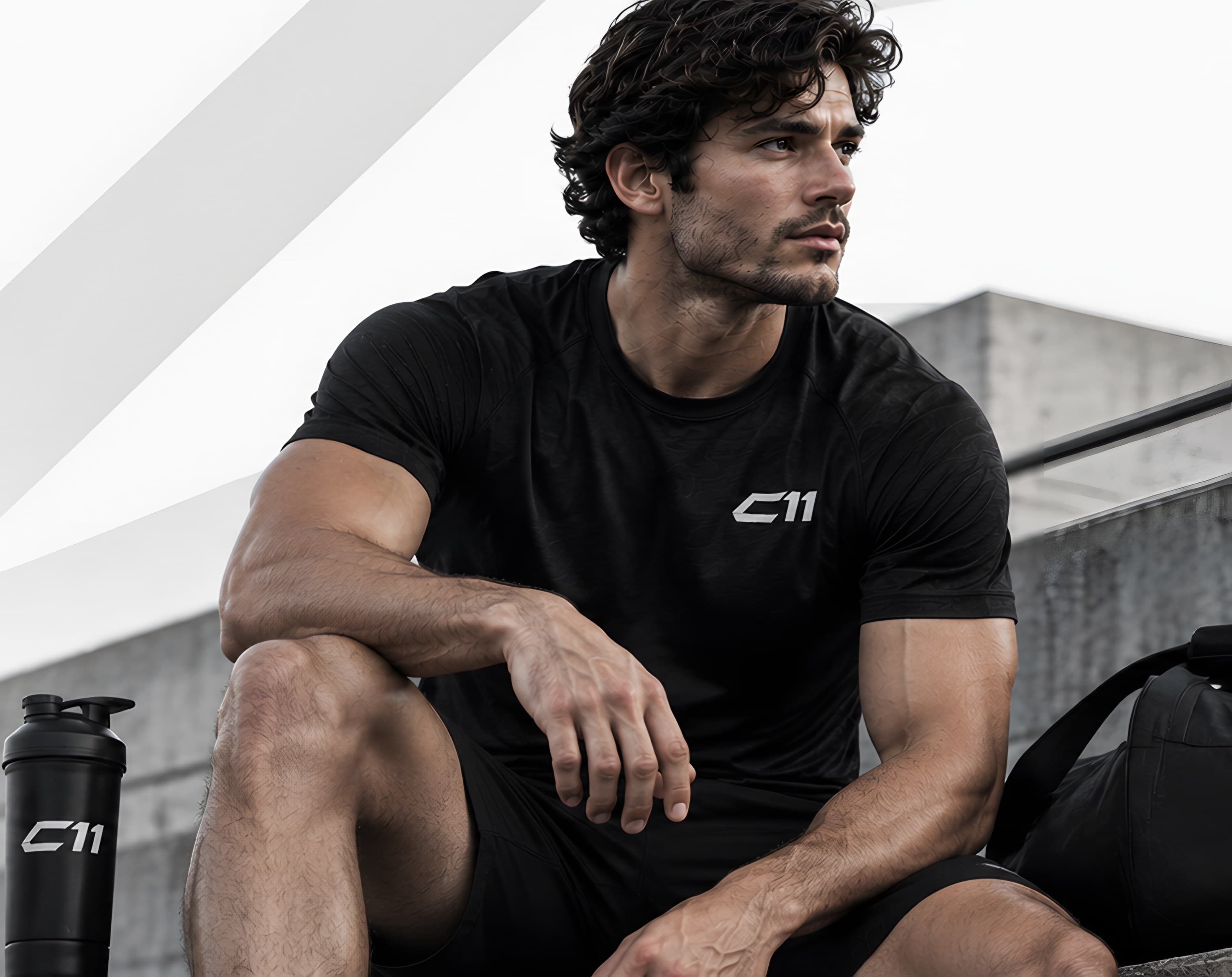 Athlete in C11 training kit