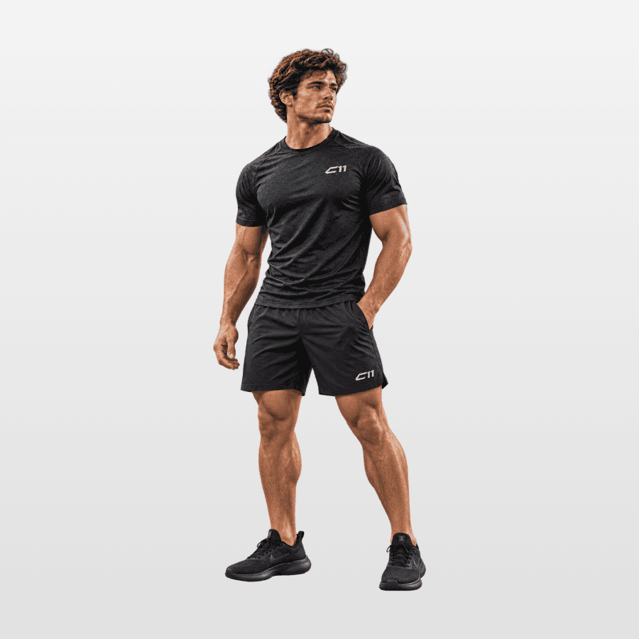 Athlete in C11 men's training kit